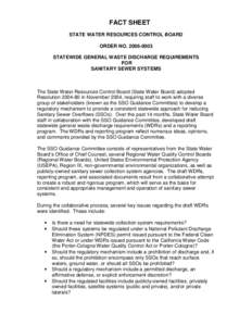 Environment / Health / Civil engineering / Environmental engineering / Sanitary sewer overflow / Clean Water Act / Sanitary sewer / Sanitation / Publicly owned treatment works / Water pollution / Sewerage / Public health