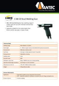 Stud welding / Gas tungsten arc welding / Physics / Cold welding / Arc welding / Welding / Mechanical engineering