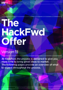 HackFwd Offering Overview Page 1 of 10