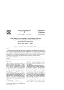 Journal of Chromatography A, [removed]–199  Chiral separation of fluorescamine-labeled amino acids using microfabricated capillary electrophoresis devices for extraterrestrial exploration Alison M. Skelley, Richa