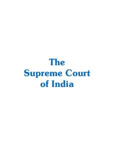 The Supreme Court of India The Supreme Court