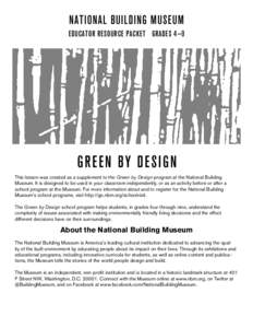 Recycling / National Building Museum / Recycling in the United States / Environmental design / Sustainable architecture / Environment / Water conservation / Sustainability