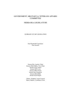 Nebraska Legislature / Heath Mello