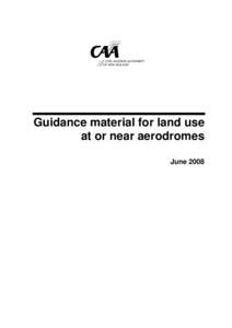Guidance material for land use at or near aerodromes