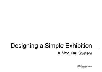 Exhibition Modular System