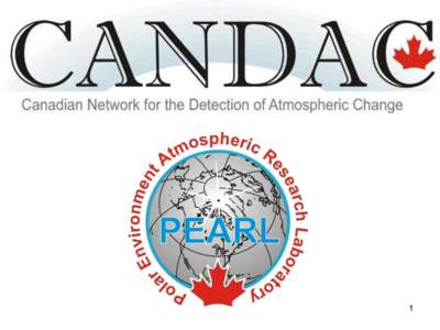 1  • In 2002, a group of university researchers joined together under the title of the Canadian Network for the Detection of Atmospheric Change (CANDAC) with the objective of improving the state of observational atmos