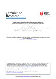 Staphylococcal Endocarditis and Glomerulonephritis in Dogs BENJAMIN HIGHMAN, PAUL D. ALTLAND and JOSEPH ROSHE Circ Res. 1959;7:[removed]doi: [removed]RES[removed]Circulation Research is published by the American Heart A