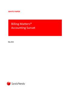 Microsoft Word - Billing Matters Accounting Sunset_v2.doc