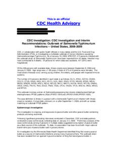 Food recalls / Salmonellosis / Early County /  Georgia / Peanut Corporation of America / Peanut butter / Salmonella / Peanut / Blakely /  Georgia / Nut butter / Food and drink / Bacteria / Spreads