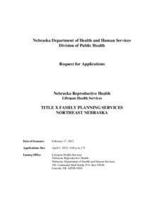 Birth control / Demography / Sexual health / Healthcare / Primary care / Office of Population Affairs / Title X / Reproductive health / Health care provider / Population / Health / Medicine