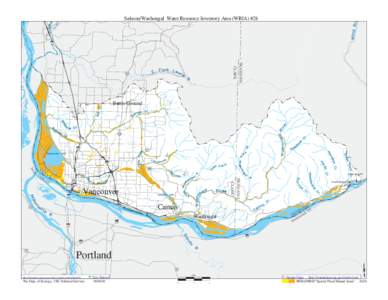 Salmon/Washougal Water Resource Inventory Area (WRIA) #28  SKAMANIA CLARK  Battle Ground