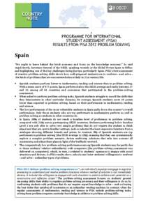 Problem solving / Iowa Tests of Educational Development / Creativity / Skill / Education / Educational psychology / Programme for International Student Assessment