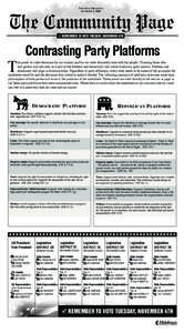 Paid for by Melaleuca November 2, 2008 The Community Page 3 REMEMBER TO VOTE TUESDAY, NOVEMBER 4TH