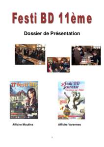 Dossier de Présentation  Affiche Moulins Affiche Varennes