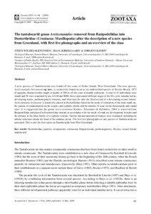 Taxonomy / Tantulocarida / Deoterthridae / Crustacean / Copepod / Leuconidae / Ectinosomatidae / Stygotantulus / Seta / Phyla / Protostome / Maxillopoda