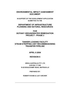 Microsoft Word - _issued_ EIAD for SSU, tanker loading and pipeline 8 April.