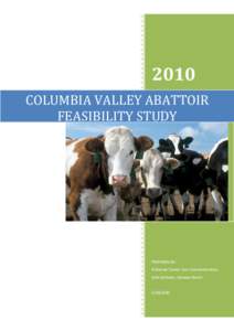 Columbia Valley Abattoir Feasibility Study