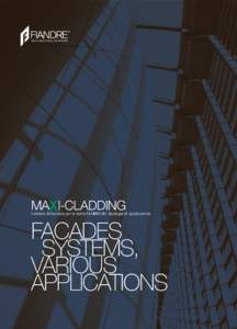 MAXI-CLADDING  I sistemi di facciata per le lastre MAXIMUM, tipologie di applicazione FACADES SYSTEM,