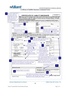 INSURANCE REQUIREMENTS IN CONTRACTS