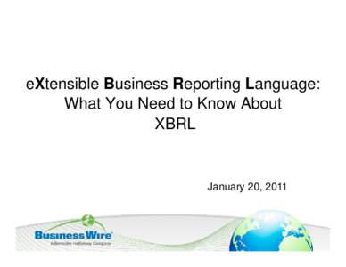 Microsoft PowerPoint - XBRL Jan.ppt [Compatibility Mode]