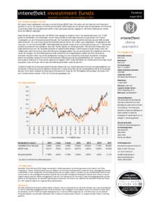 Factsheet maart 2015 De fondsmanager schrijft De maand maart resulteerde in een plus voor de Chinese HSCEI index. Per saldo nam de index toe met 5,8 procent gemeten in euro’s. De waarde van de Hong Kong Dollar (HKD) st