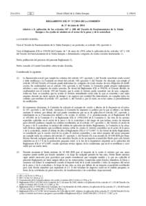 REGLAMENTO  (UE)  No  717/•2014  DE  LA  COMISIÓN  -  de  27  de  junio  derelativo  a  la  aplicación  de  los  artículosydel  Tratado  de  Funcionamiento  de  la  Unión  Europea  a  las  