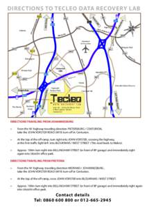 Transport in South Africa / Geography of Africa / N1 road / R101 road / R21 road / Centurion /  Gauteng / N14 road / Pretoria / Centurion / National Roads in South Africa / Tshwane Metropolitan Municipality / Provinces of South Africa