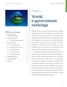 Chapter One World e-government rankings