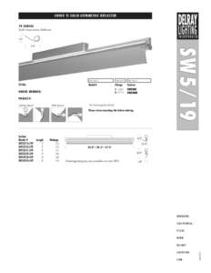 SWING T5 SOLID ASYMMETRIC REFLECTOR 19 SERIES Solid Asymmetric Reflector 1.5