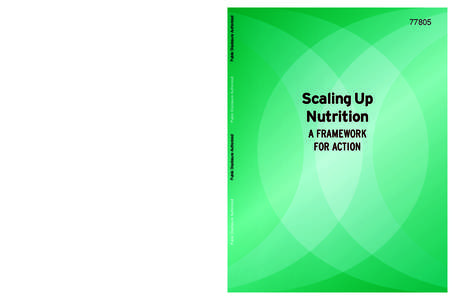 Policy Brief Nutrition coverindd 4-1  Public Disclosure Authorized Public Disclosure Authorized