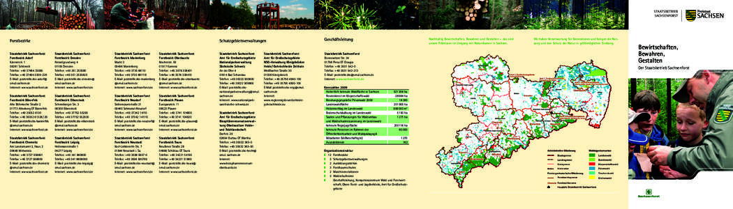 Forstbezirke  Schutzgebietsverwaltungen Staatsbetrieb Sachsenforst Forstbezirk Adorf