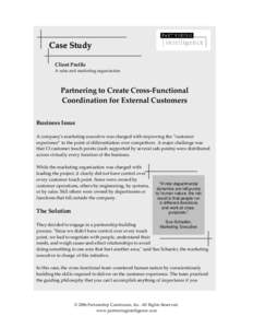 Microsoft Word - Partnering Intelligence Case Study _Ptnr to Create CrossFu…