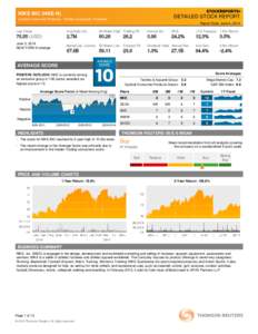 NIKE INC (NKE-N)  DETAILED STOCK REPORT Cyclical Consumer Products / Textiles & Apparel / Footwear