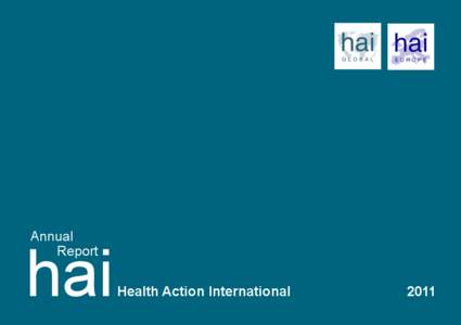 Annual Report hai  Health Action International