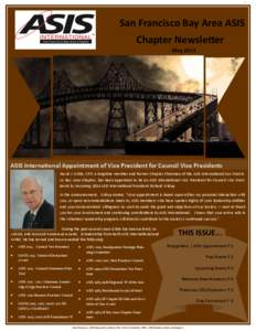 1  San Francisco Bay Area ASIS Chapter Newsletter May 2014