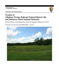 Weather of ALPO and JOFL, ERMN summary report for 2012