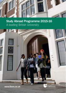 Study Abroad ProgrammeA leading British University www.lboro.ac.uk  Loughborough University