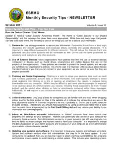 Microsoft Word - October 2011 Cyber Security and You-  Top 10 Tips .docx