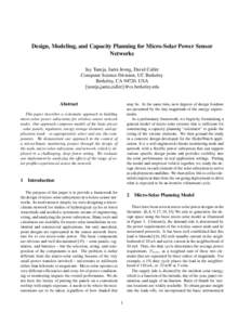 Energy conversion / Alternative energy / Solar panel / Sensor node / Solar power / Solar inverter / Solar vehicle / Rechargeable battery / Energy harvesting / Energy / Photovoltaics / Technology