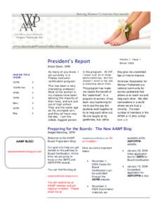 Microsoft Word - AAWP WINTER NEWSLETTER 2009 Sheryl revision.docx