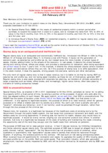 BSD and SSD 2.0  BSD and SSD 2.0 LC Paper No. CB[removed]) (English version only)