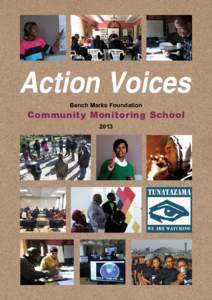 Action Voices Bench Marks Foundation Community Monitoring School 2013