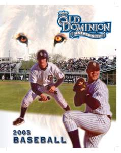 Old Dominion University / Baseball / Colonial Athletic Association / Justin Verlander