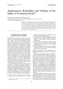 Int. J. Engng Ed. Vol. 21, No. 1, pp. 103±112, 2005 Printed in Great Britain[removed]149X/91 $3.00+0.00 # 2005 TEMPUS Publications.