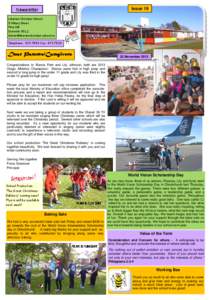 Issue 19  Newsletter Liberton Christian School 5 Hillary Street Pine Hill