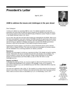 Apr[removed]AGM to address the issues and challengers in the year ahead_Template - Major.qxd