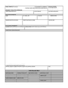 NOAA FORM[removed]U.S DEPARTMENT OF COMMERCE NATIONAL OCEANIC AND ATMOSPHERIC ADMINISTRATION  REQUISITION NUMBER