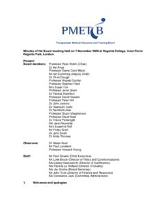 Draft minutes of the Board meeting held on 20 September 2006 at the Stormont Hotel, Belfast, Northern Ireland