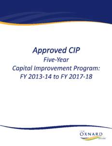 Approved CIP Five-Year Capital Improvement Program: