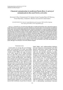 Pollution / Chemistry / Porites / Polychlorinated biphenyl / Coral reef / Florida Keys National Marine Sanctuary / Hexavalent chromium / Cay / Reef / Poritidae / Islands / Physical geography